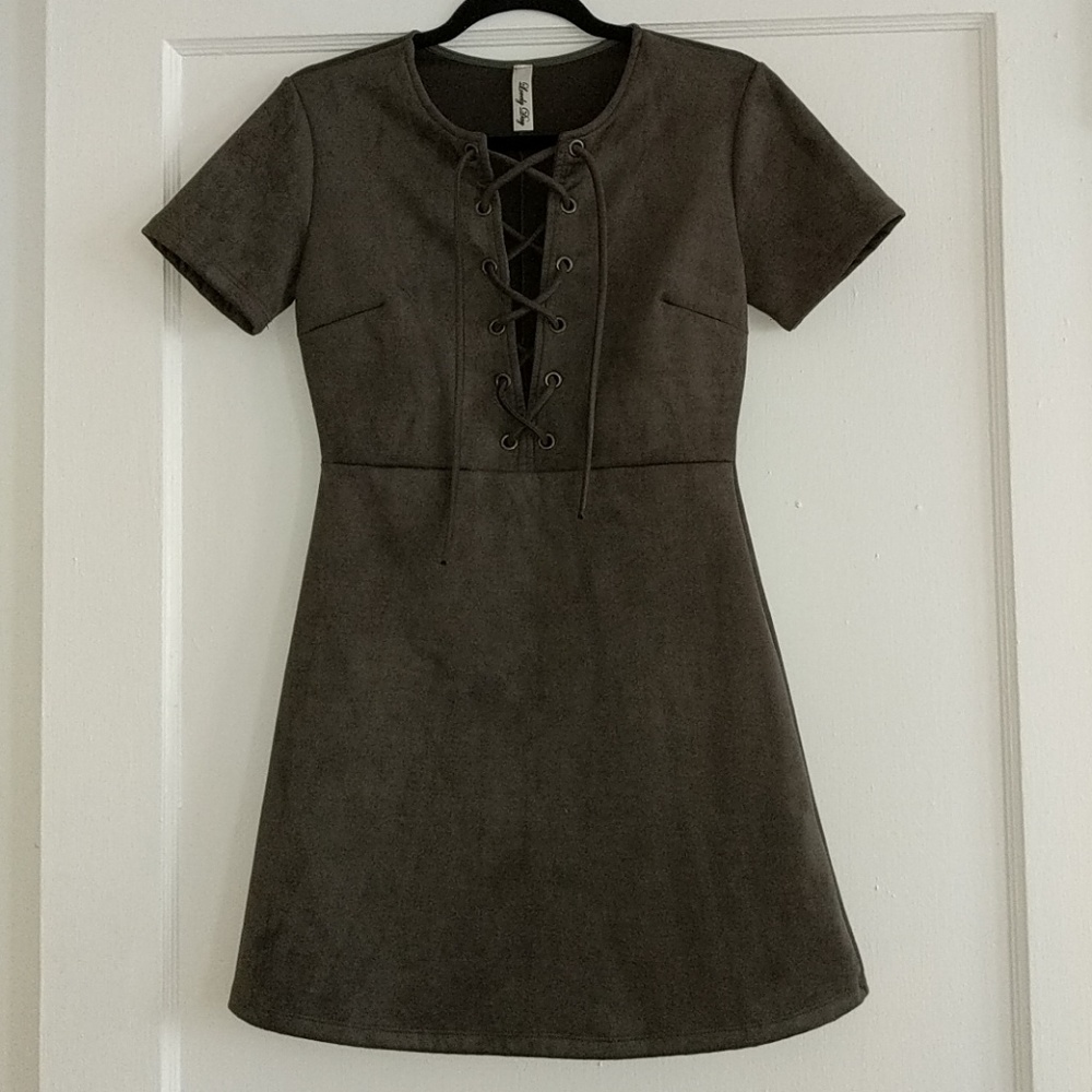 Suede Dress